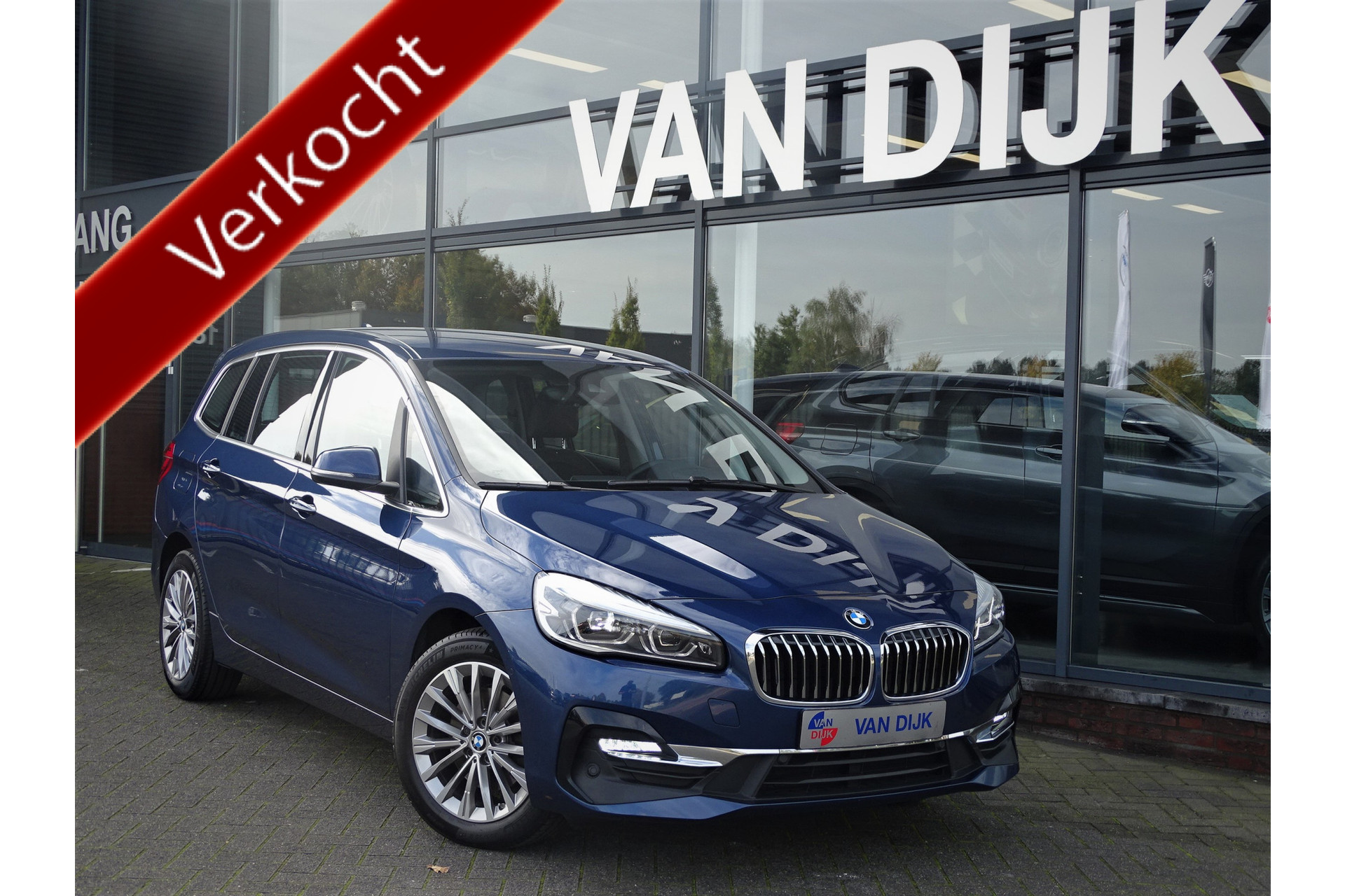 BMW 2 Serie Gran Tourer 218i Aut. Exe. Luxury-Line Leder Led Nav. Camera HiFi DAB Apple CarPlay 17" LM Velgen